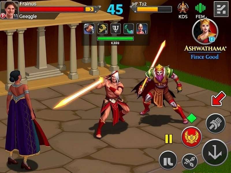 Ashwathama S Fierce Combat Game Screenshot